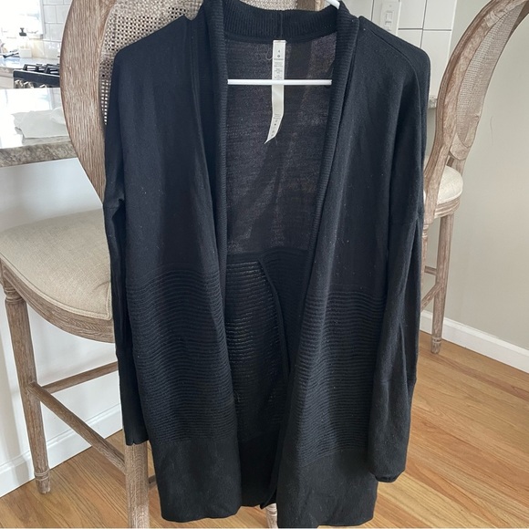 Lululemon Sit in Lotus Wrap Wool Cardigan - Picture 5 of 10